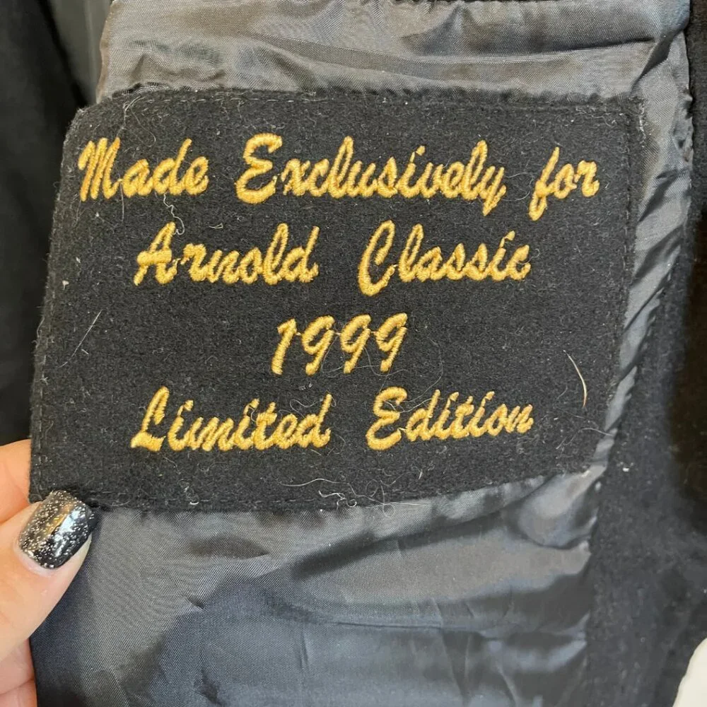 Vintage 1999 Arnold Schwarzenegger Classic World Body Building Jacket XXXL